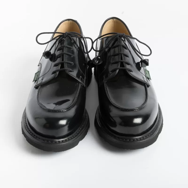 Women Paraboot Derby And Oxford Shoes* - 170427 - Lace-Up Chambord - Black Gloss