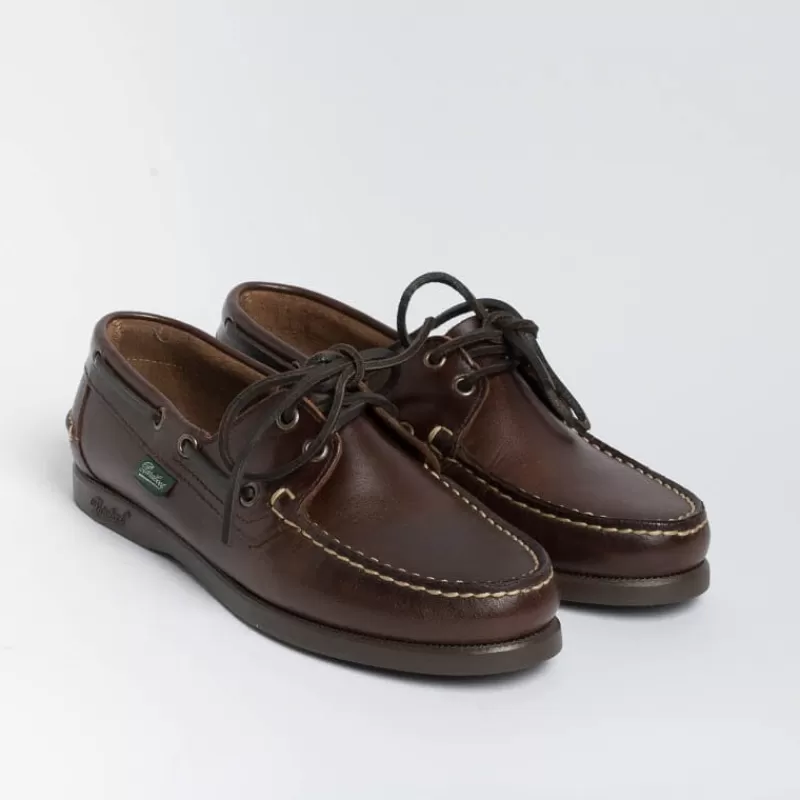 Women Paraboot Derby And Oxford Shoes* - Barth F/Marine -Laced 190818 - Marron Lis America