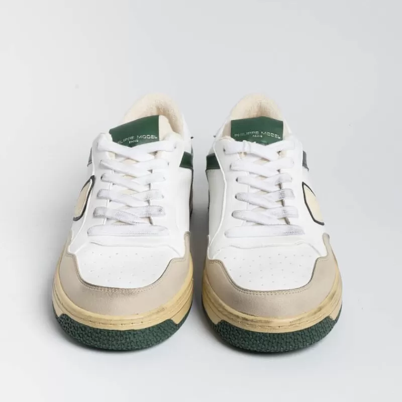 Men Philippe Model Paris Sneakers*Philippe Model - Sneakers Lylu Cx26 - Lyon - White Green