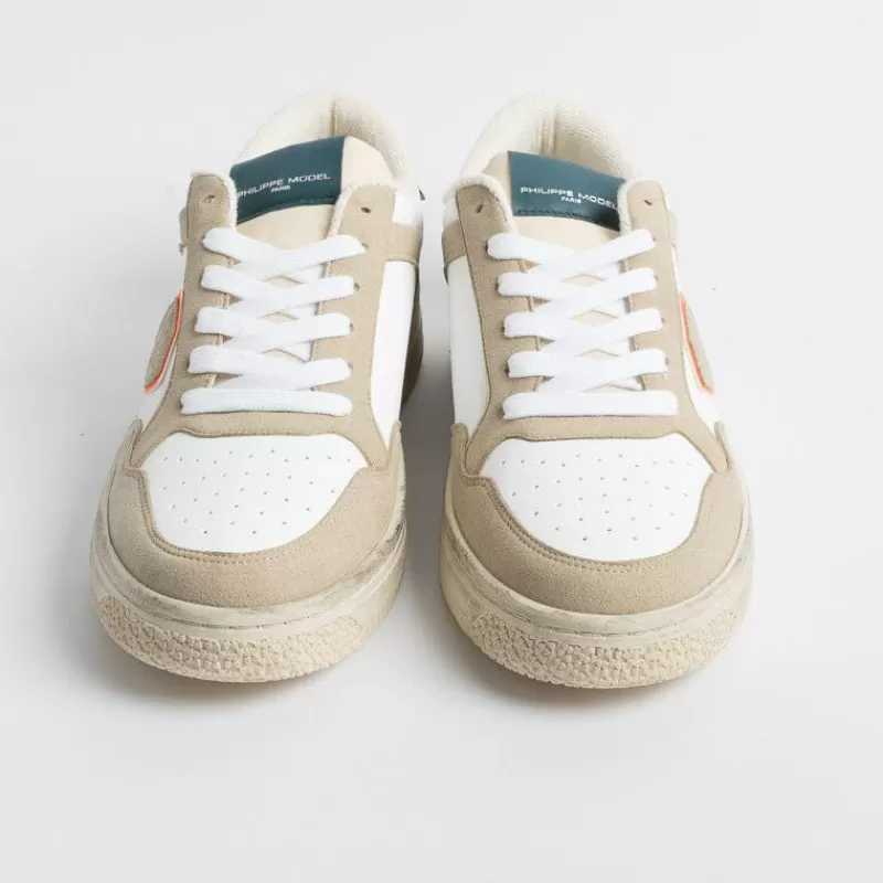 Men Philippe Model Paris Sneakers*Philippe Model - Sneakers Lylu Cx31 - Lyon - White Beige