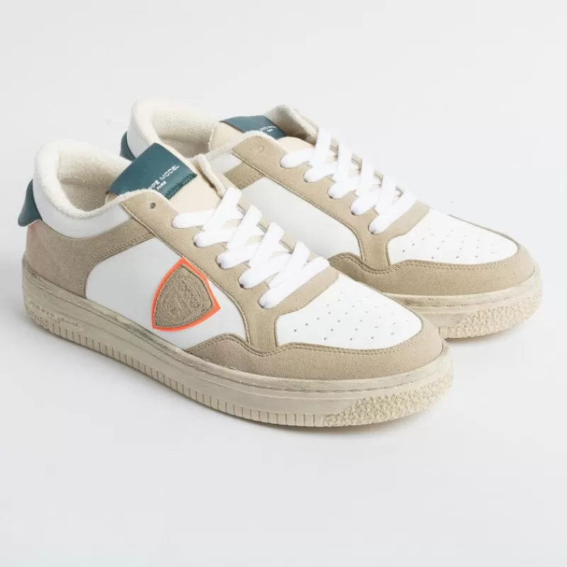 Men Philippe Model Paris Sneakers*Philippe Model - Sneakers Lylu Cx31 - Lyon - White Beige