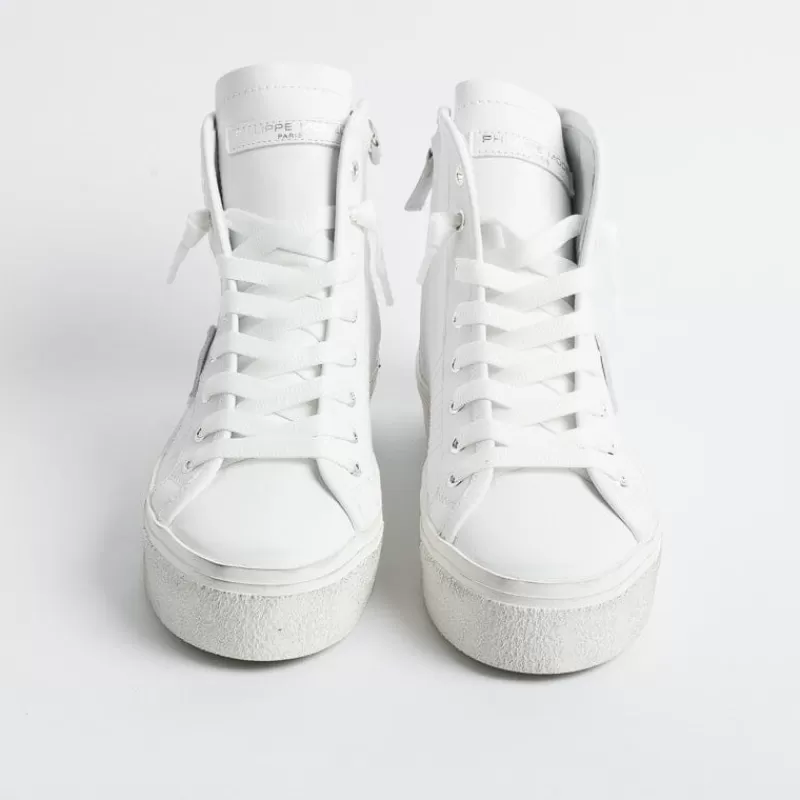 Women Philippe Model Paris Sneakers*Philippe Model - Sneakers Phhd V001 - Paris High - White