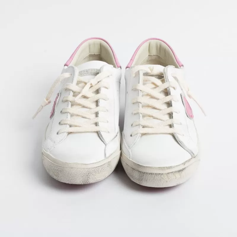 Women Philippe Model Paris Sneakers*Philippe Model - Sneakers Prld Vp18 - Parisx - White Fuchsia