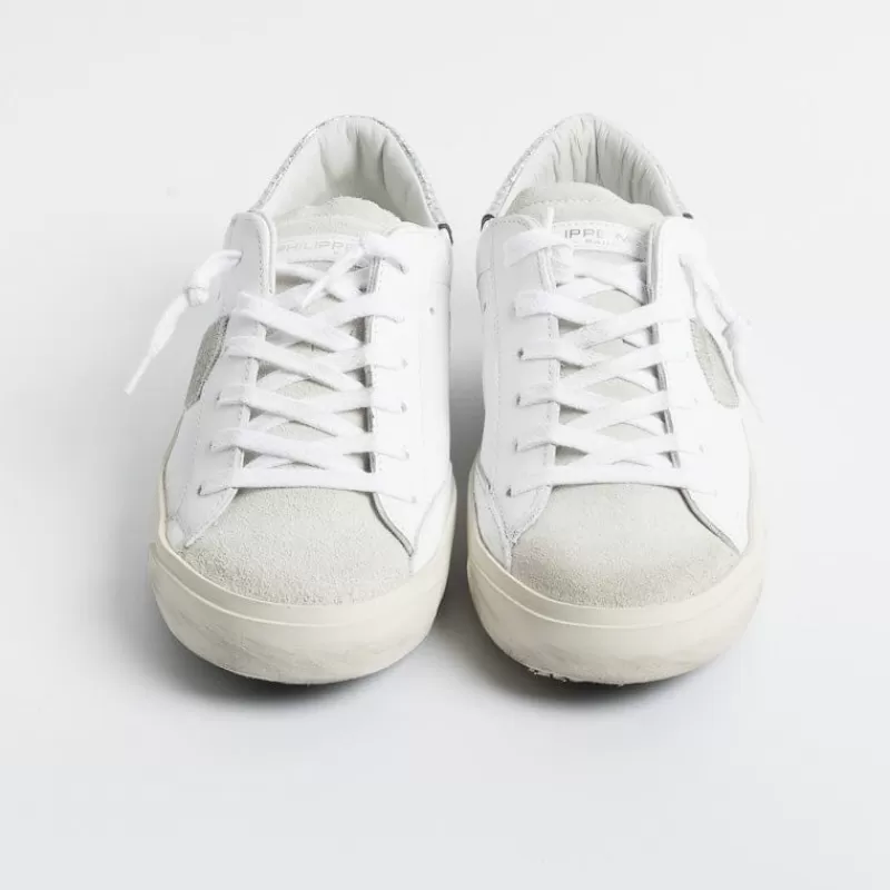 Women Philippe Model Paris Sneakers*Philippe Model - Sneakers Prld Vpg1 - Parisx - Silver Reptile Print