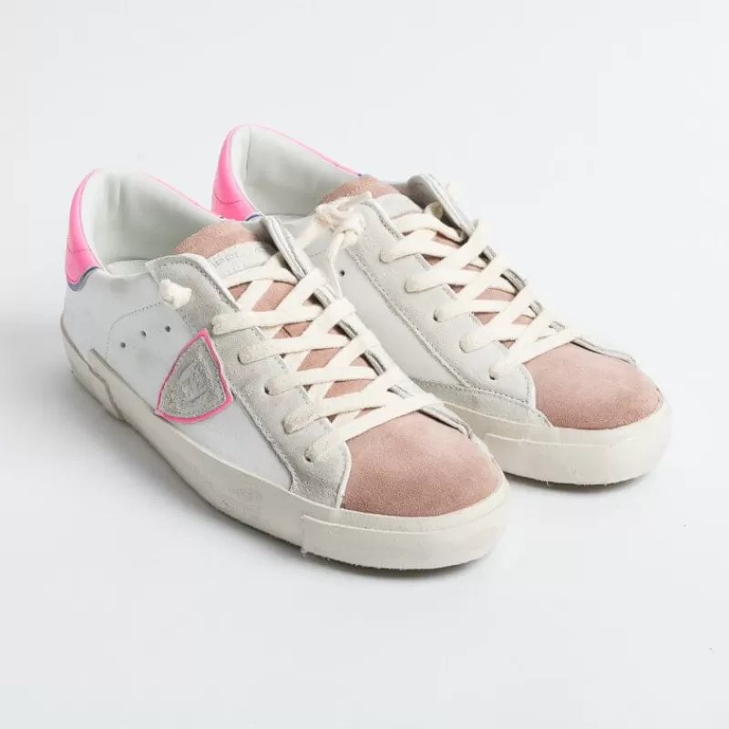 Women Philippe Model Paris Sneakers*Philippe Model - Sneakers Prld Wx29 - Parisx - Powder Pink