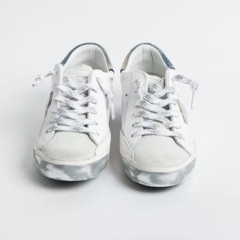Women Philippe Model Paris Sneakers*Philippe Model - Sneakers Prld Xe03 - Parisx - White Silver