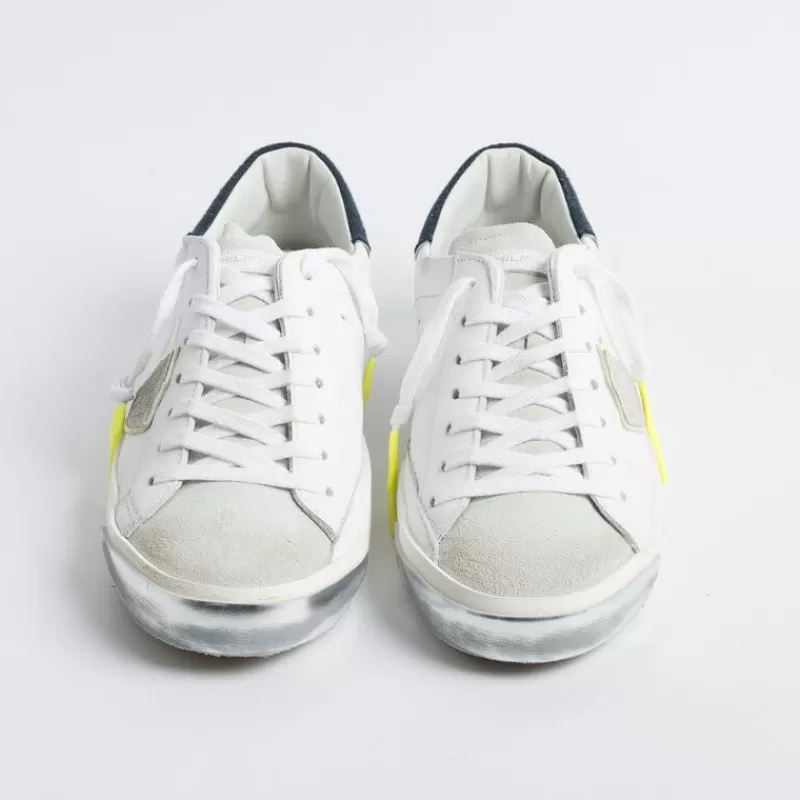 Men Philippe Model Paris Sneakers*Philippe Model - Sneakers Prlu Vll1 - Parisx - White Blue