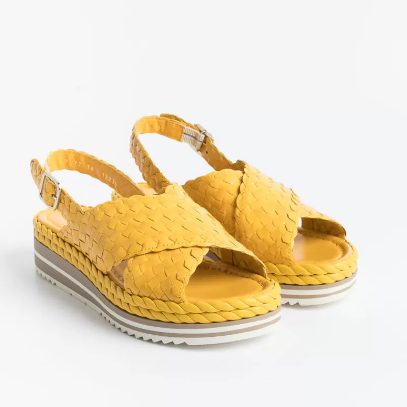 Women PONS QUINTANA Low Sandals* - Flat Sandals - Milan - 9797 - Papaya