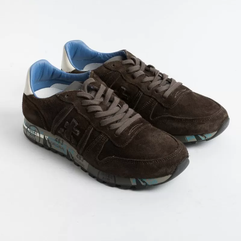 Men Premiata - Collezione Uomo Sneakers*Premiata - Sneakers - Eric 6409 - Dark Brown Suede