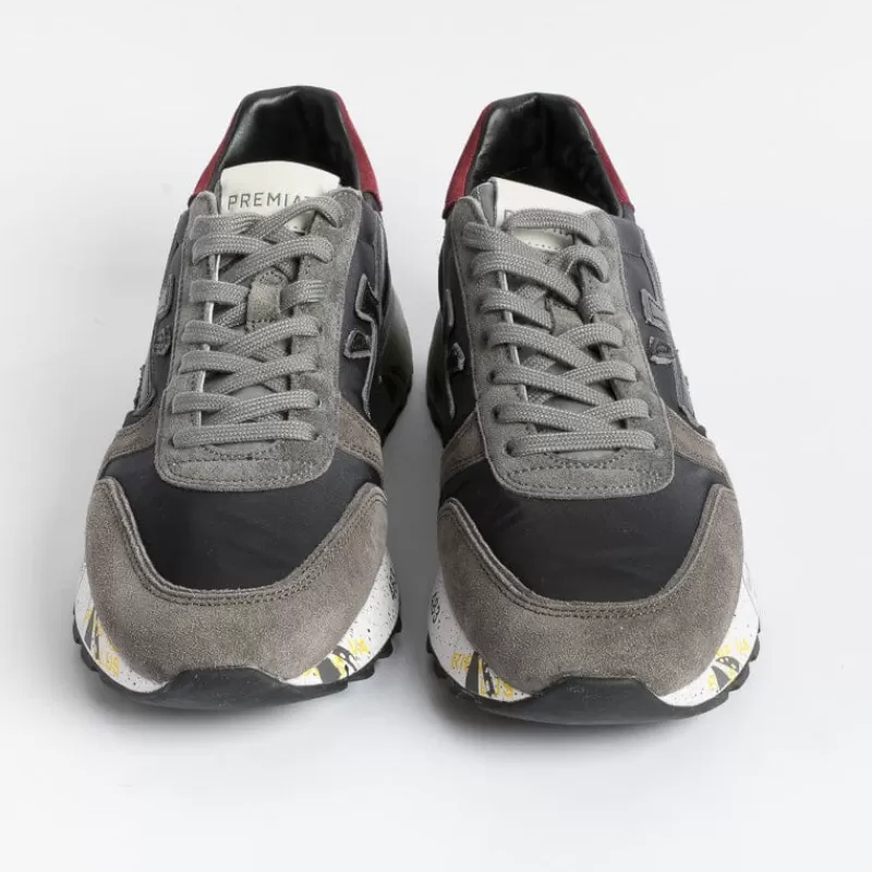 Men Premiata - Collezione Uomo Sneakers*Premiata - Sneakers - Mick 6420 - Gray Black Red