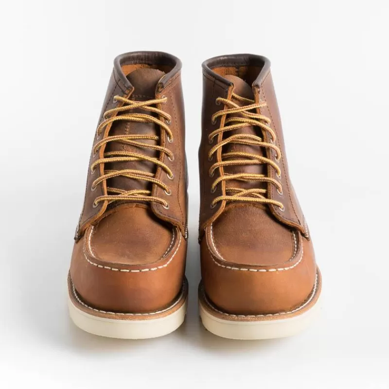 Women Red Wing - Collezione Donna Ankle Boots*Red Wing Shoes - Ankle Boot 03428 Moc Toe - Copper Rough