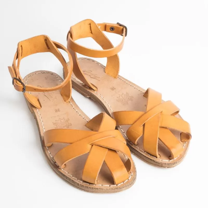 Women SACHET - Calzature Low Sandals*Sachet - Flat Sandals 503 - Honey
