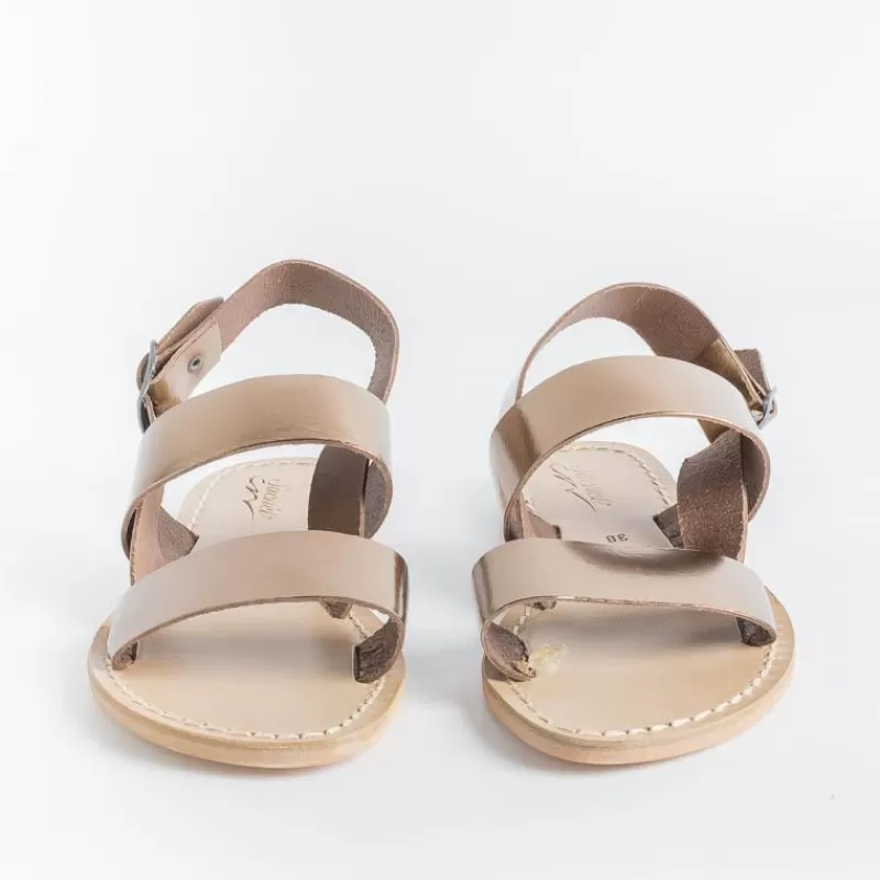 Women SACHET - Calzature Low Sandals*Sachet - Freetime Flat Sandals - 500 X - Light Bronze