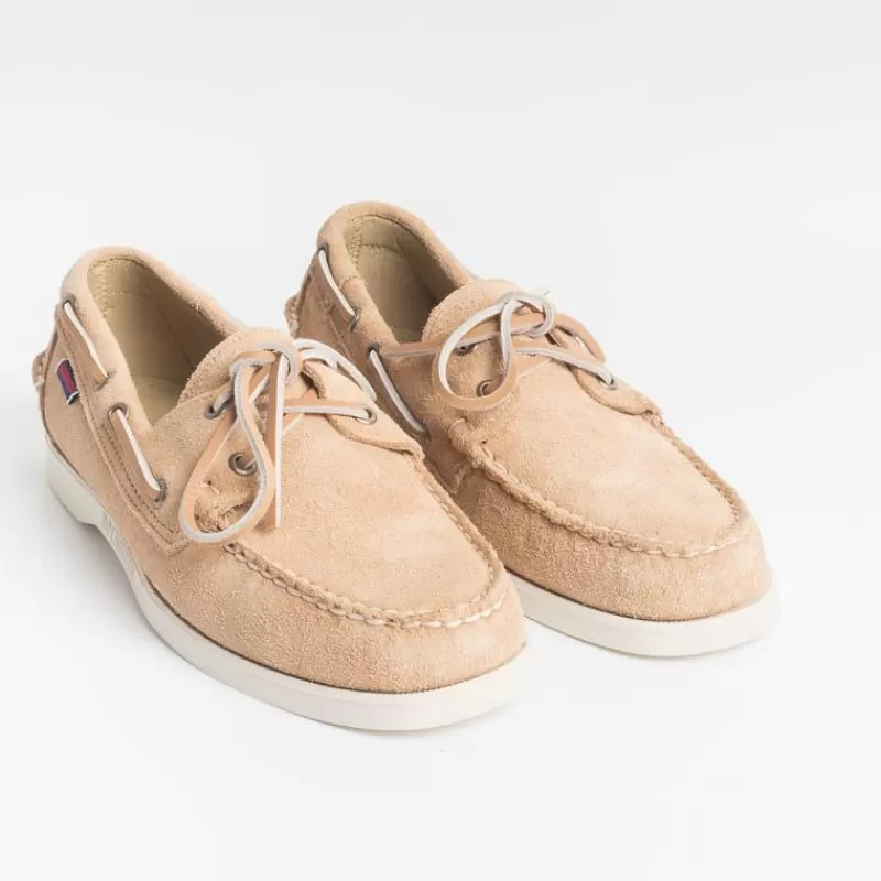 Women Sebago Derby And Oxford Shoes* - Jacqueline Suede W - Lace Up 7002Ta0-78111W - Beige Camel