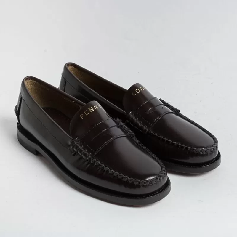 Women Sebago Loafers* - Loafer Dan 72114Hw - Brown Burgundy - Gold