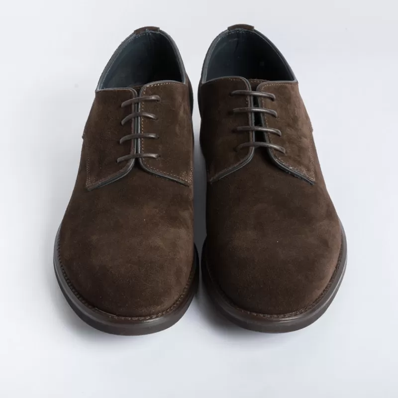 Men SEBOY's Derby And Oxford Shoes* - Derby - 3325 - Dark Brown Suede
