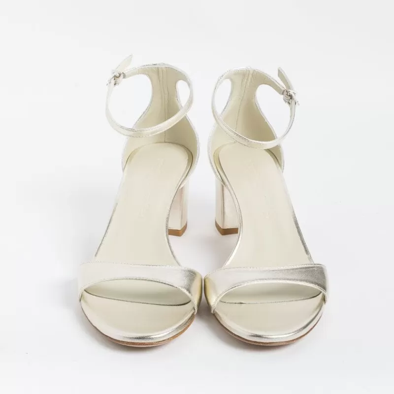 Women SERGIO LEVANTESI Sandals With Heel* - Sandals With Heels - Easy - Platinum Laminate