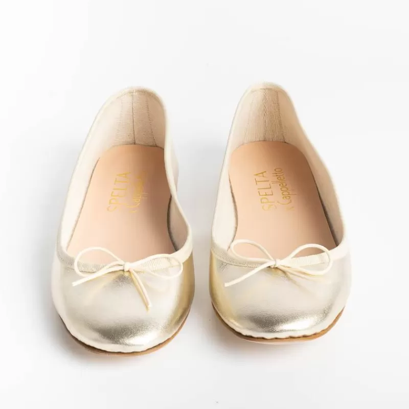 Women SPELTA MILANO Ballerina* - Ballerina - Nicole - Platinum Laminate