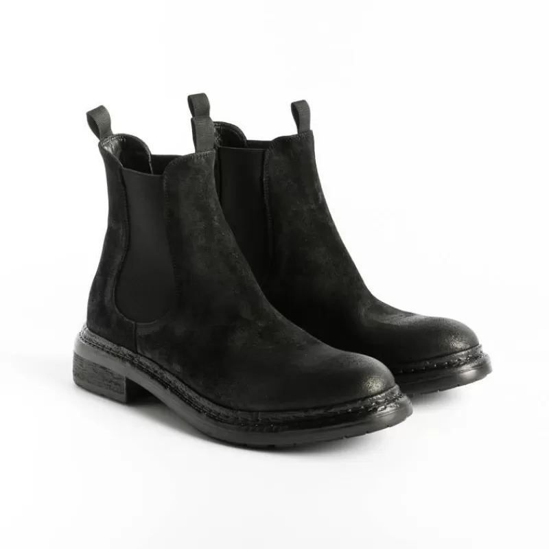 Women Strategia Ankle Boots* - Beatles A4642 Ankle Boots - Lomi - Black Wash
