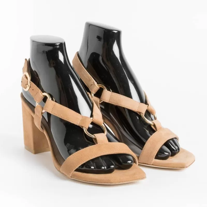 Women Stuart Weitzman Sandals With Heel* - Heeled Sandals - Lalita Beige