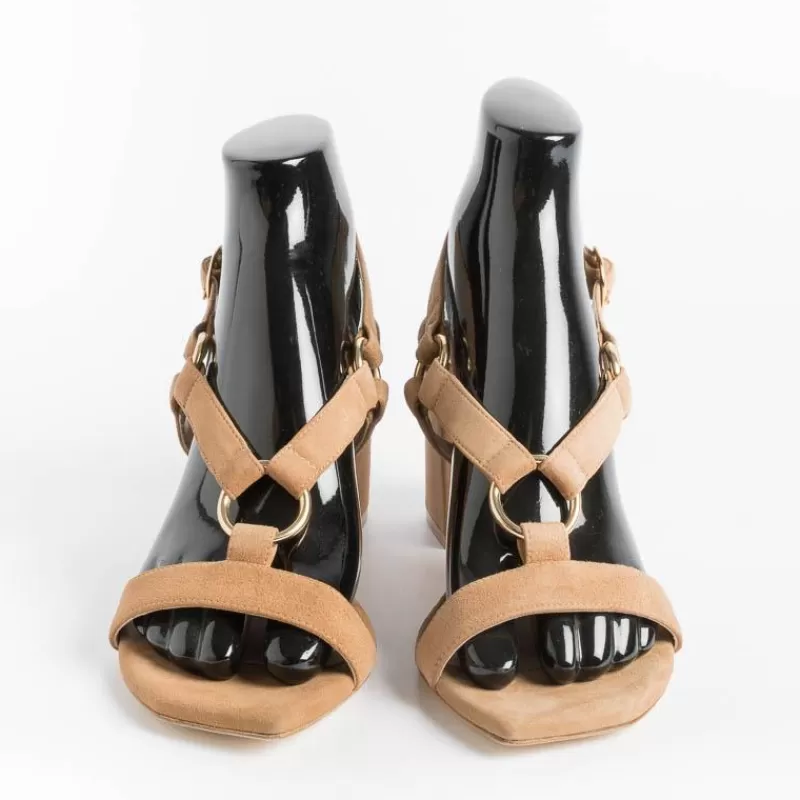 Women Stuart Weitzman Sandals With Heel* - Heeled Sandals - Lalita Beige