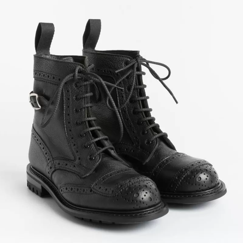 Women Tricker's Combat Boots* - L7565 - Amphibian - Maria - Black