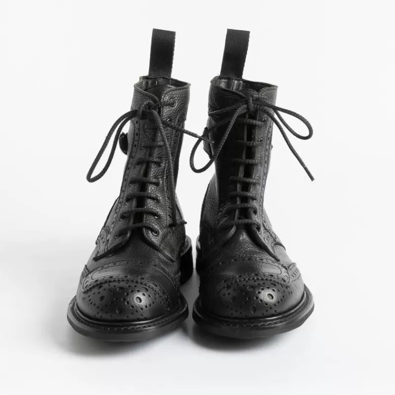 Women Tricker's Combat Boots* - L7565 - Amphibian - Maria - Black