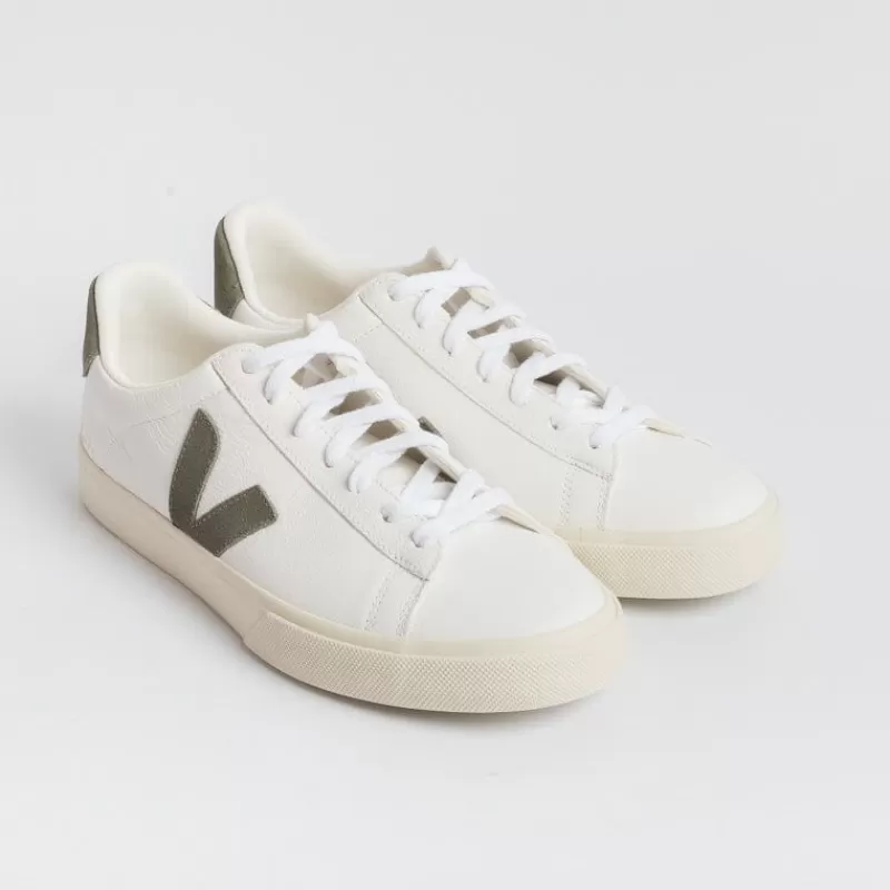Men VEJA - Collezione Uomo Sneakers*Veja - Campo Sneakers - White Green Khaki