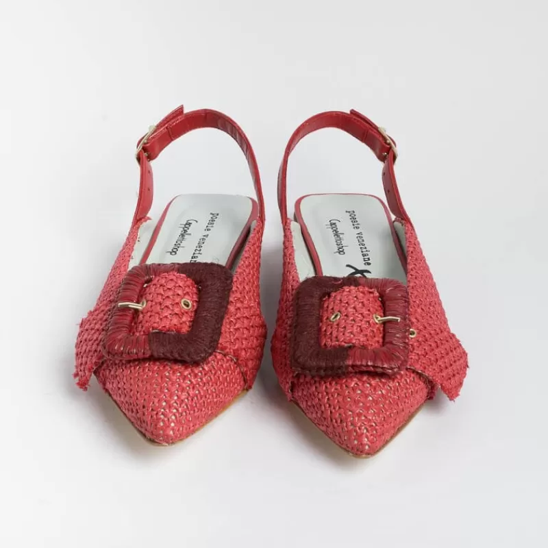 Women POESIE VENEZIANE Slingbacks*Venetian Poems - Sling Back - Apataki - Df32 - Red