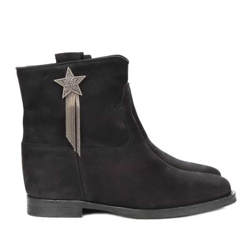 Women Via Roma 15 Ankle Boots* - Ankle Boot 3327 - Star Edition - Black Desire