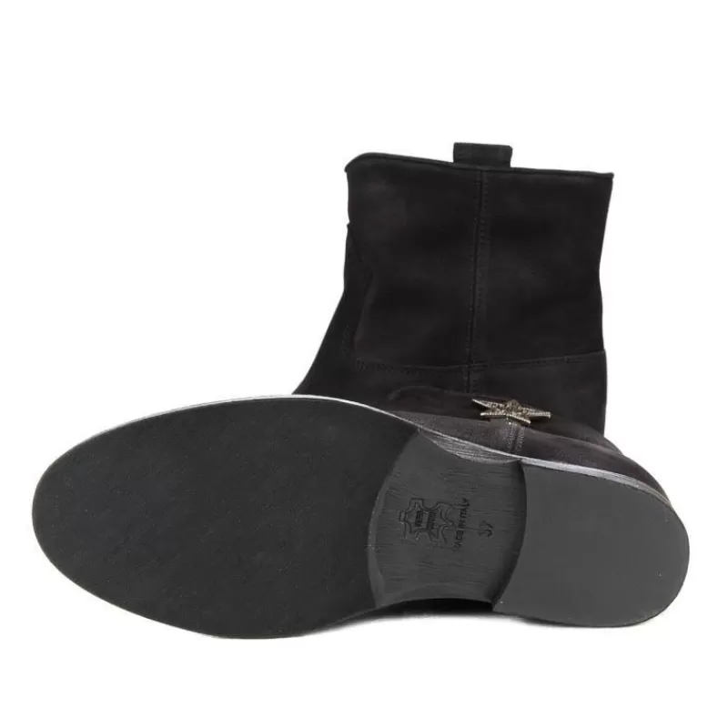 Women Via Roma 15 Ankle Boots* - Ankle Boot 3327 - Star Edition - Black Desire
