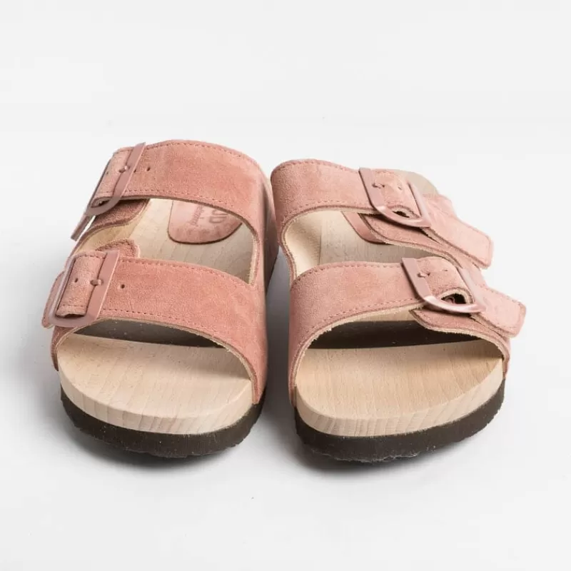 Women WUD Low Sandals* - Flat Sandals - Root - Cameo Pink